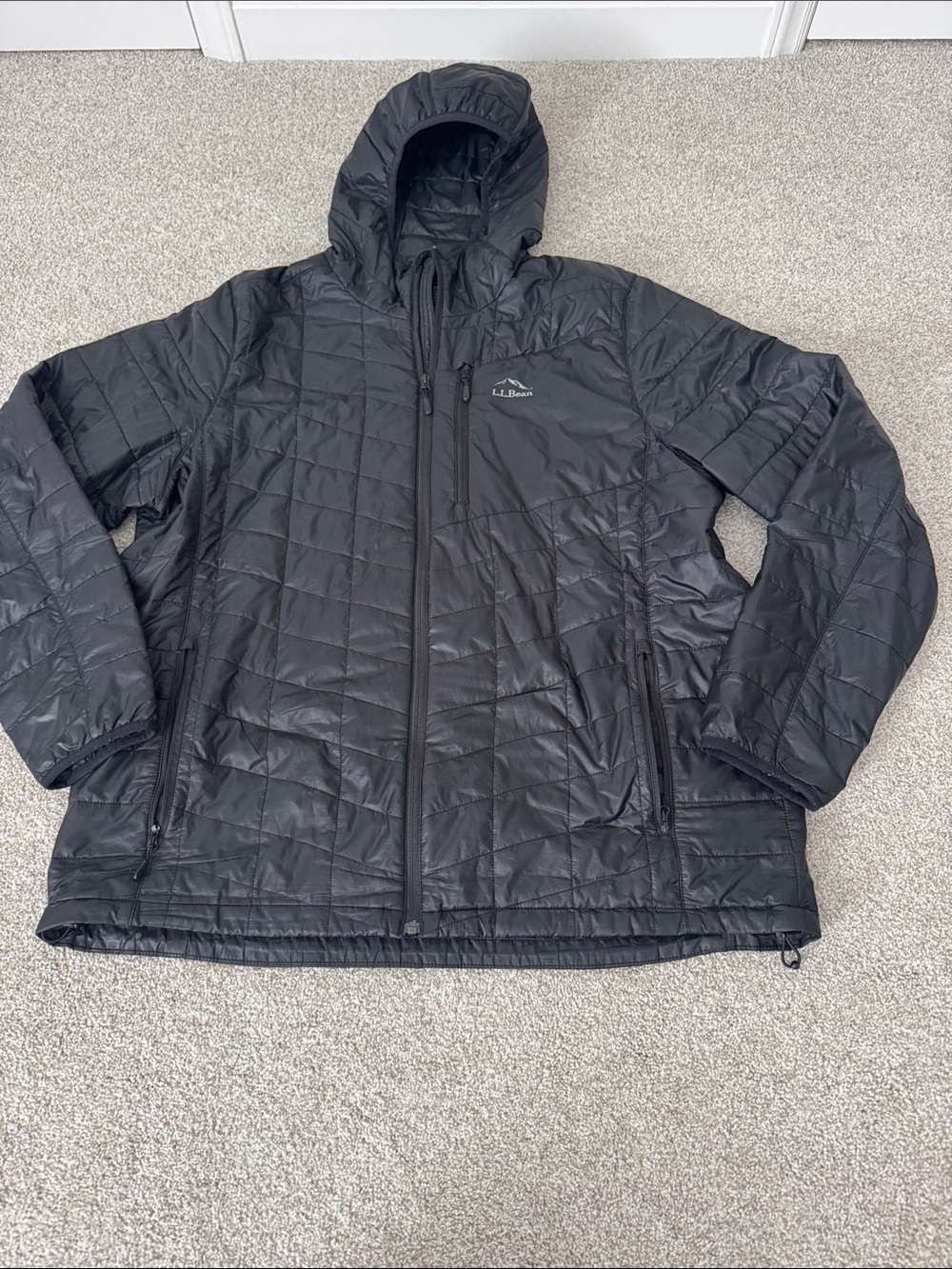 LL Bean Lite Puffer Jacket with Hood